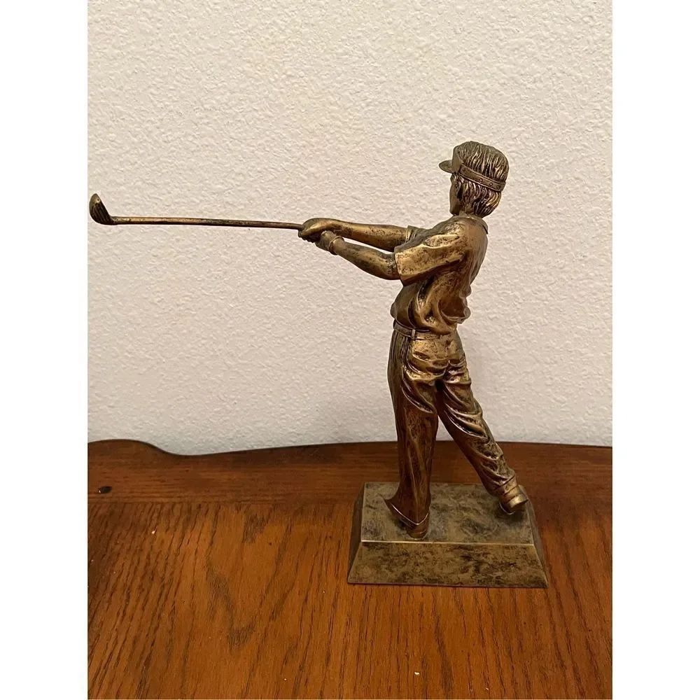 Vintage Golfer Statue 